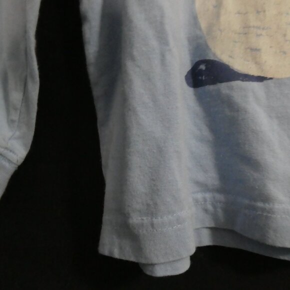 TANGERINE | size 3 | Light Blue Snowman Long Sleeve Top - Picture 7 of 15